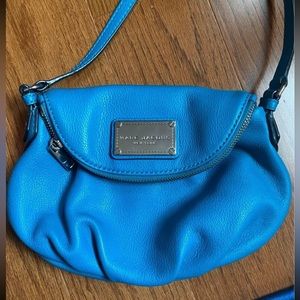 Marc Jacobs Like New Crossbody Leather Blue Bag Purse